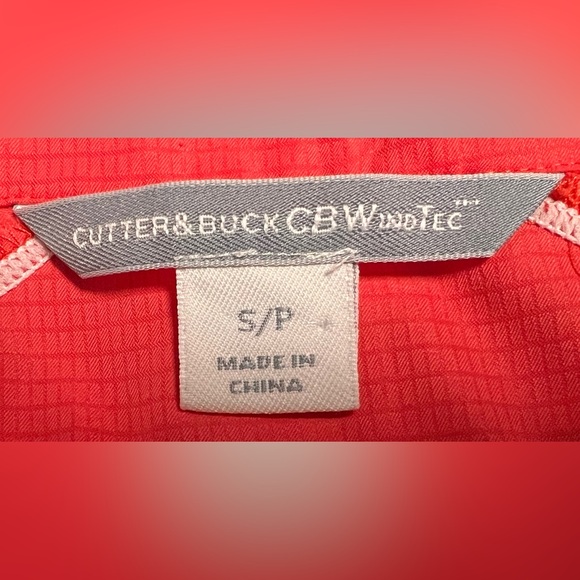 CUTTER & Buck WINDTec WINDBREAKER  Woman S ORANGE - Picture 7 of 9